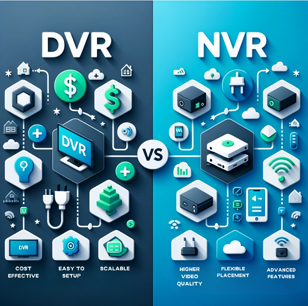 معرفی دستگاه های NVR و DVR